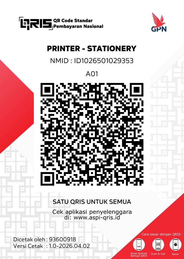 QR Code Pembayaran QRIS FotoCopy Aris